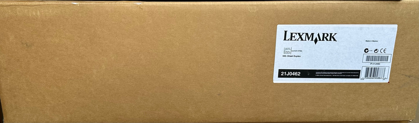Brand New Genuine Lexmark X782e 500 Sheet Duplex In Box 21J0462
