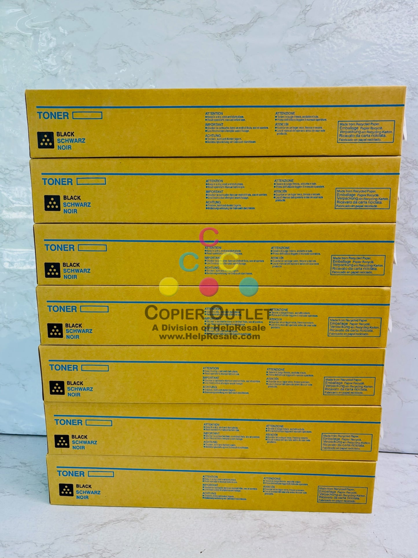 7 Unbranded BizHub C258 C308 Black Toner TN324/ TN512/ TN514