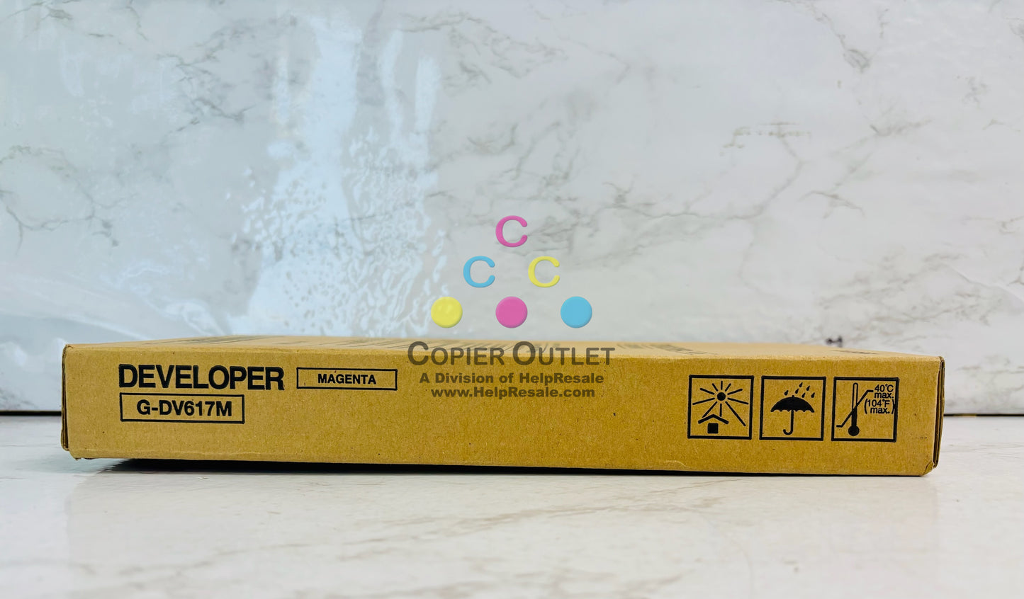 Open Genuine Konica Minolta BH Press C6000, C7000 Magenta Developer DV617M