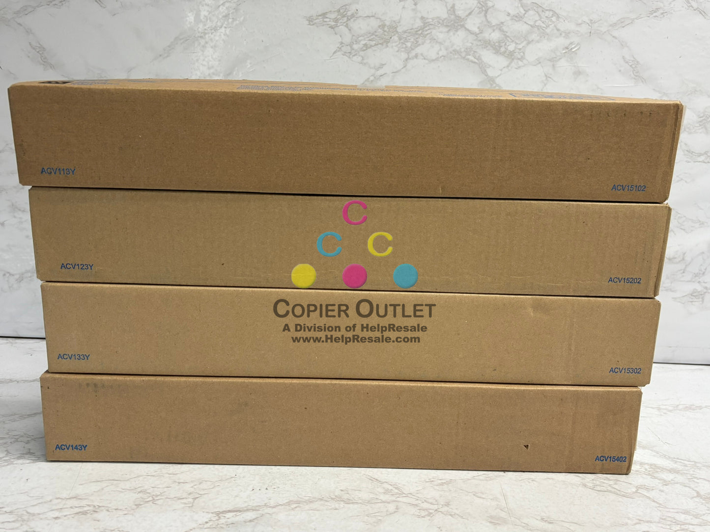 4 Genuine Konica Bizhub C450i,C550i,C650i TN626 CMYK Toners