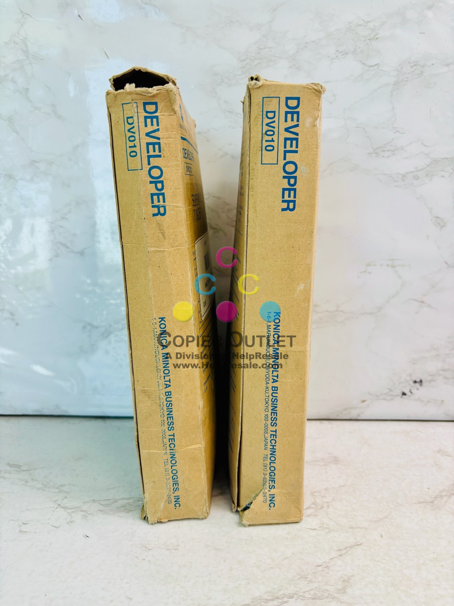 2 Cosmetic Genuine Konica Minolta bizhub Pro 1050 Black Developer DV010, (0U2K)