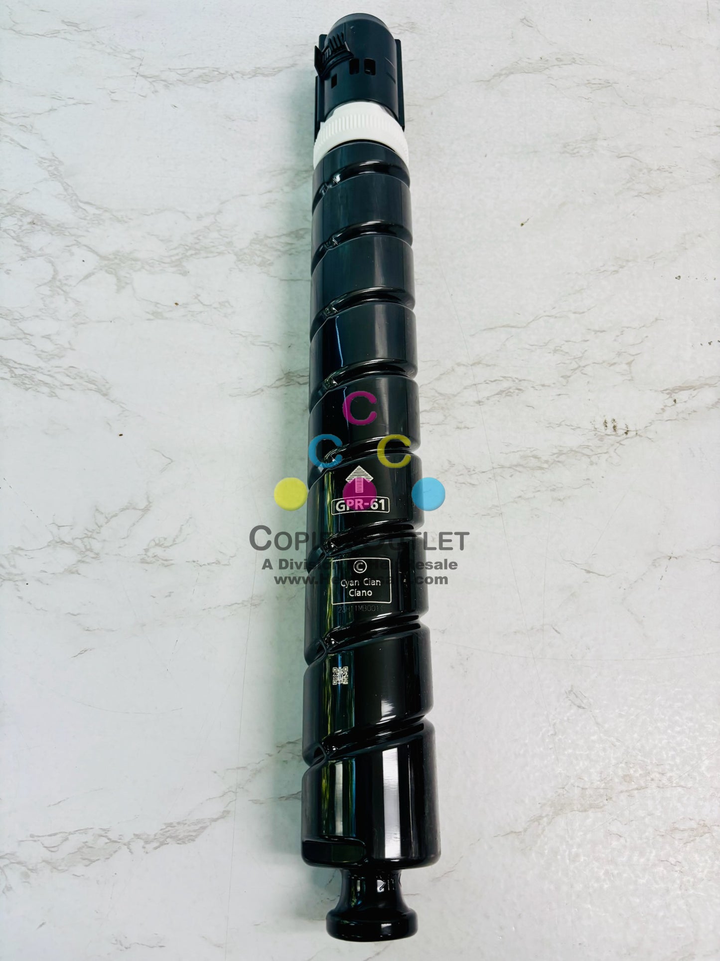 2 Open Genuine Canon iR Advance C5840i, C5850i Cyan & Black Toner GPR61, GPR-61