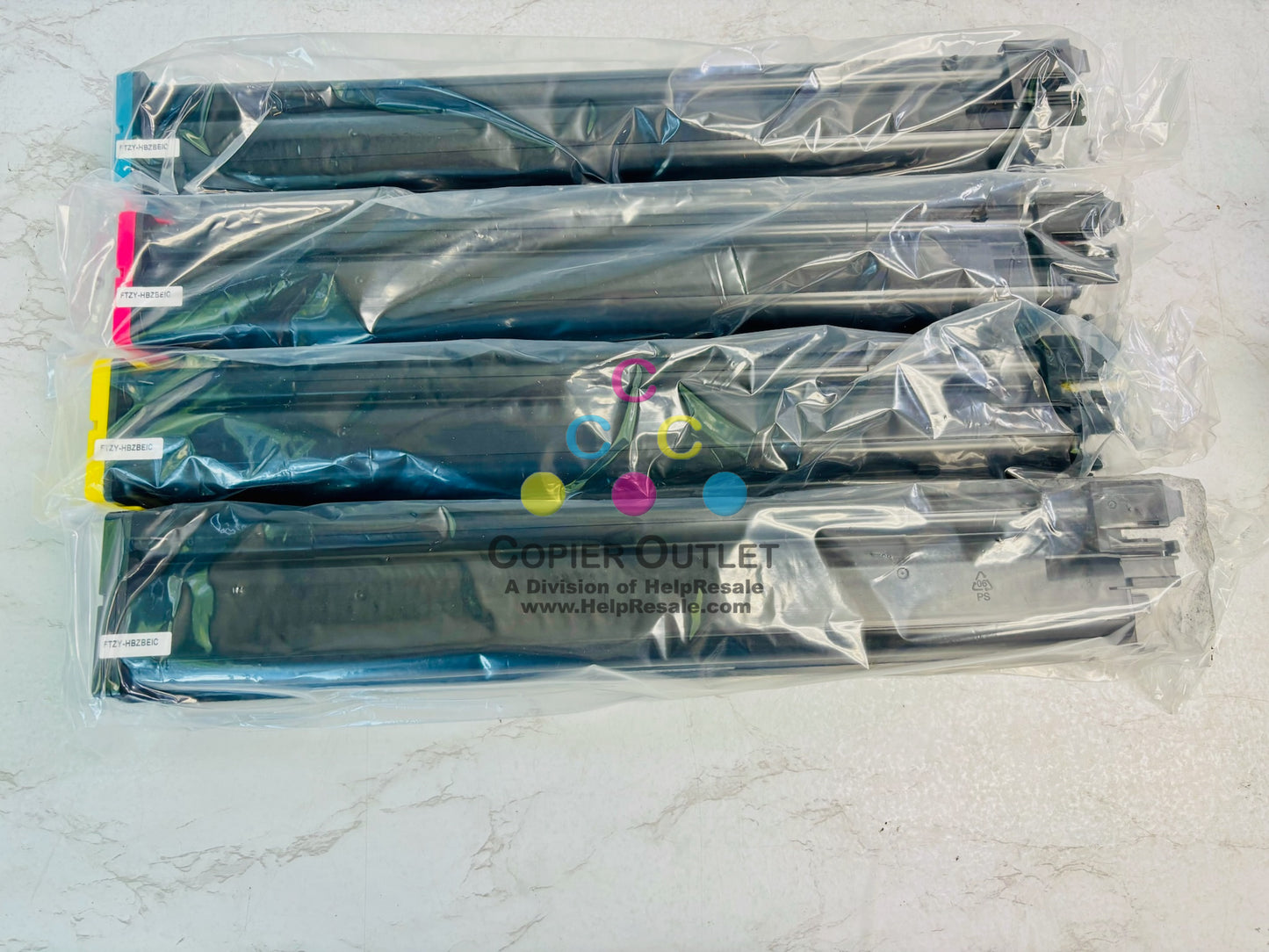 4 Unbranded 2651, 3051, 3551, Cyan, Magenta, Yellow & Black Toner MX-61NT BCMY