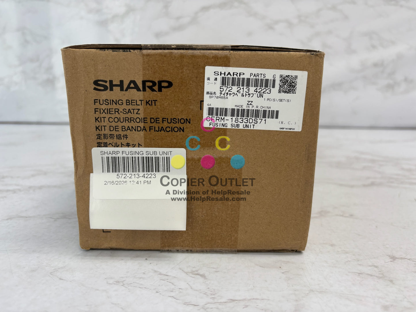 Genuine Sharp BP70M65 Fusing Belt Kit 572 213 4223, 572-213-4223, CFRM-1833DS71