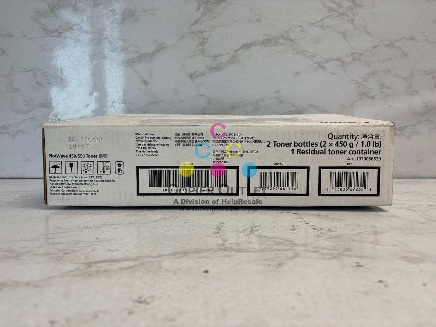 Genuine Canon/OCE PW450,PW550 Black Toner 1070066530 (No Waste Toner Container)