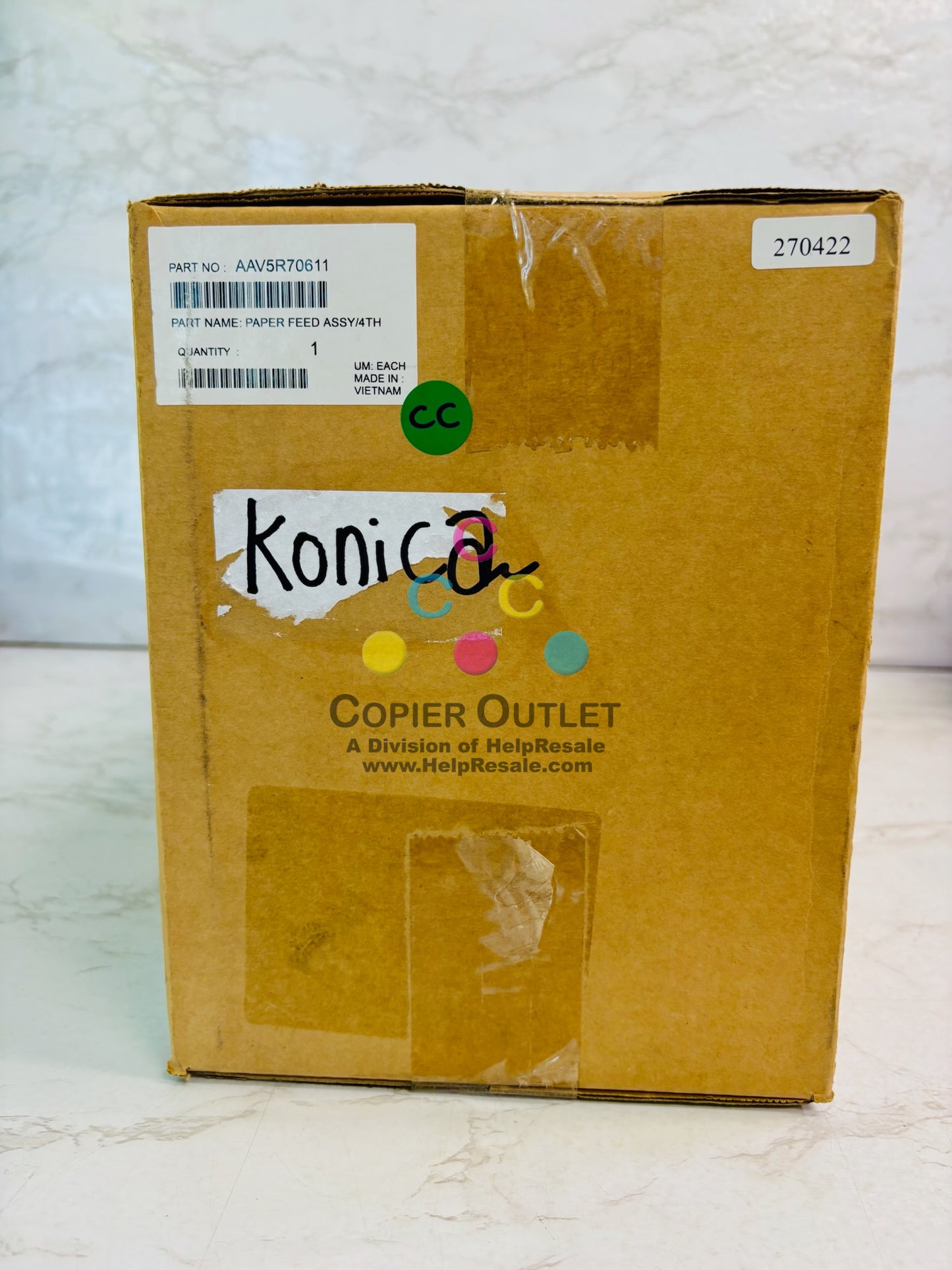Genuine Konica Minolta PC-416 Paper Feed Assembly AAV5R70611