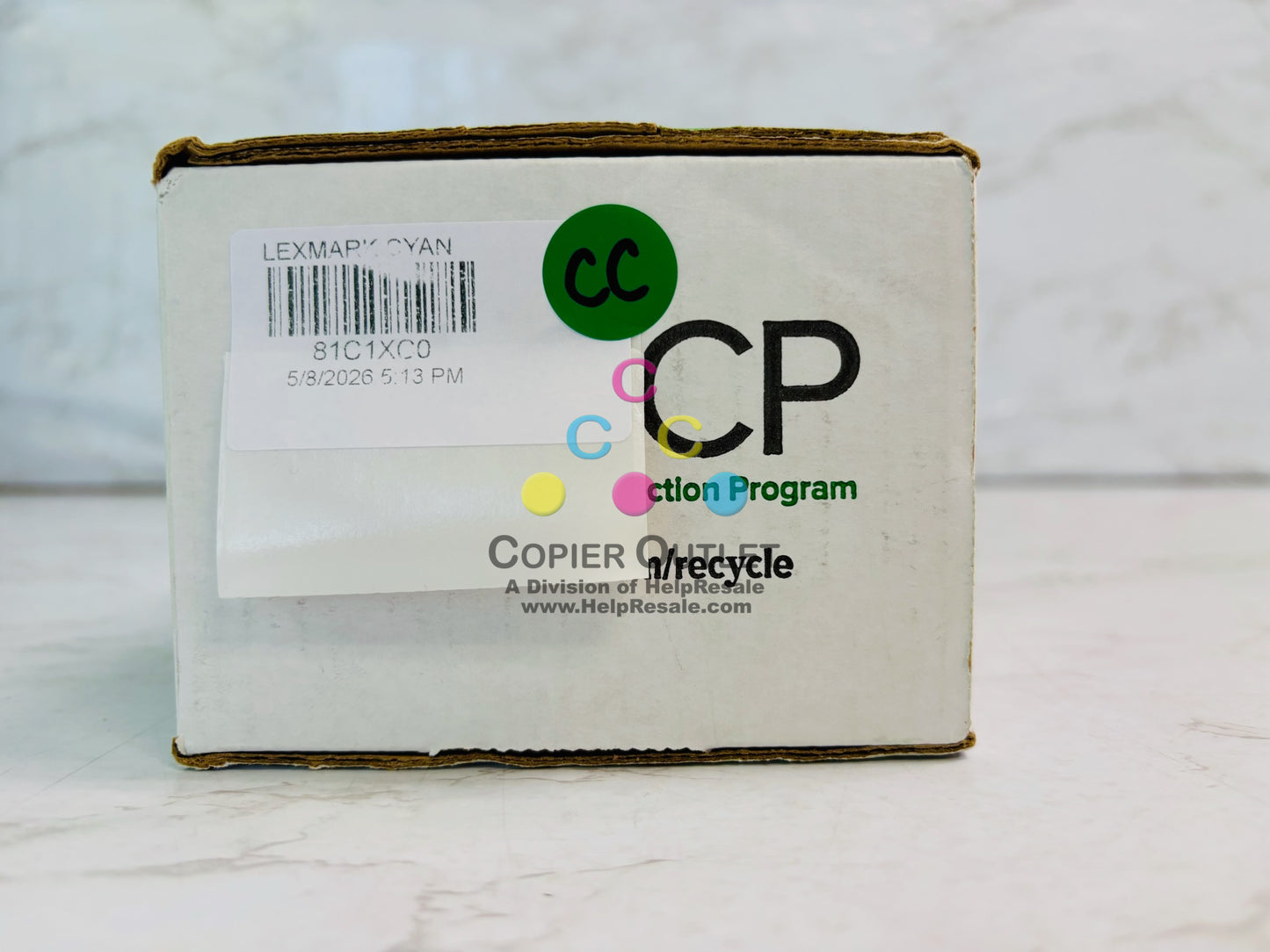 Genuine Lexmark CX735 Cyan Return Program Toner Cartridge 81C1XC0