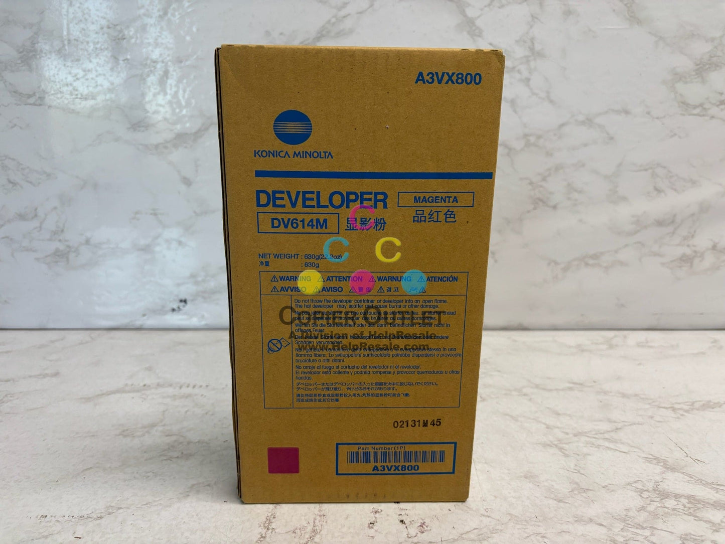 Genuine Konica Minolta AccurioPress C2060,C3070 Magenta Developer DV614M,A3VX800