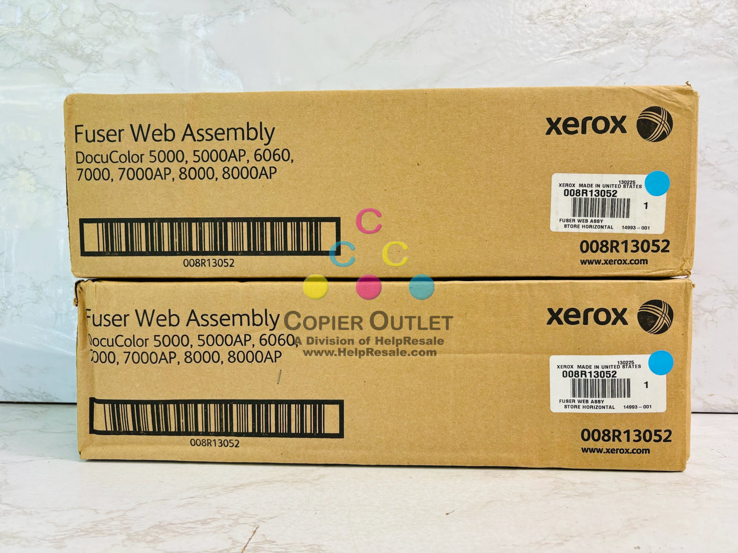 2 Genuine Xerox DocuColor 5000, 7000 Fuser Web Assembly 008R13052