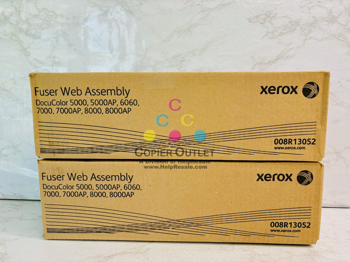 2 Genuine Xerox DocuColor 5000, 7000 Fuser Web Assembly 008R13052