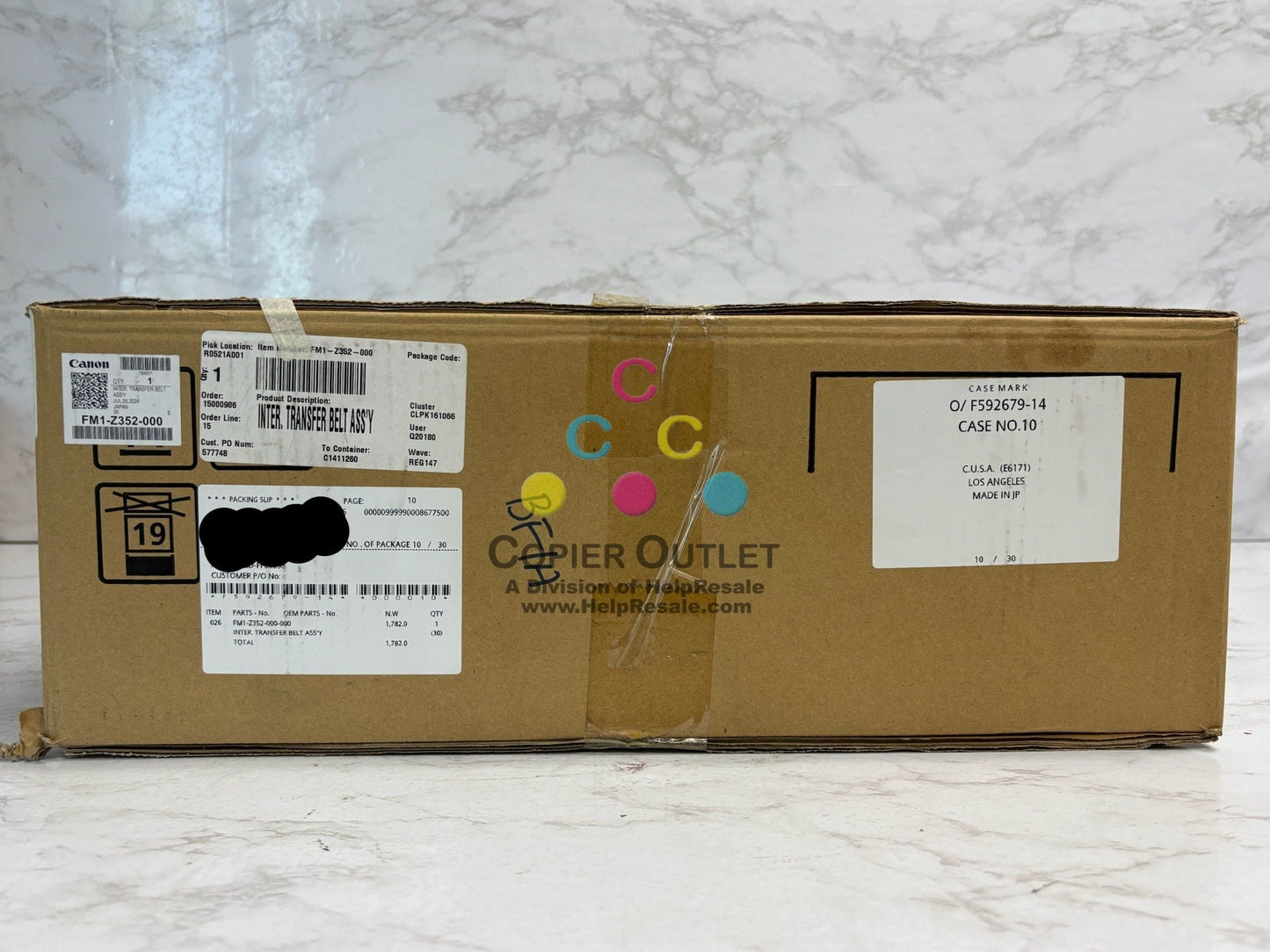 OEM Canon MF810Cdn,MF820Cdn Intermediate Transfer Belt Assembly FM1-Z352-000