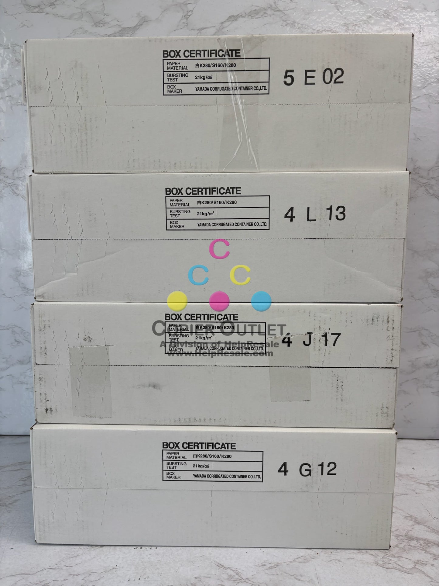 4 Genuine Canon imageRunner Advance C256,C259,C357 GPR58, GPR-58 DU CMYK Drums