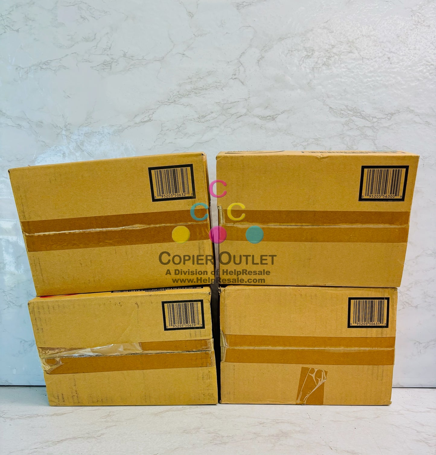 4 Genuine Xerox DocuColor 2045, 2060 CMYK Toner 5R629,5R630,5R631,5R632