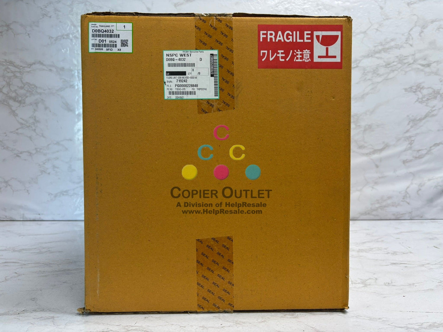 New Genuine Ricoh IM C4500,IM C6000 120V Fuser Unit D0BQ4032 Same Day Shipping