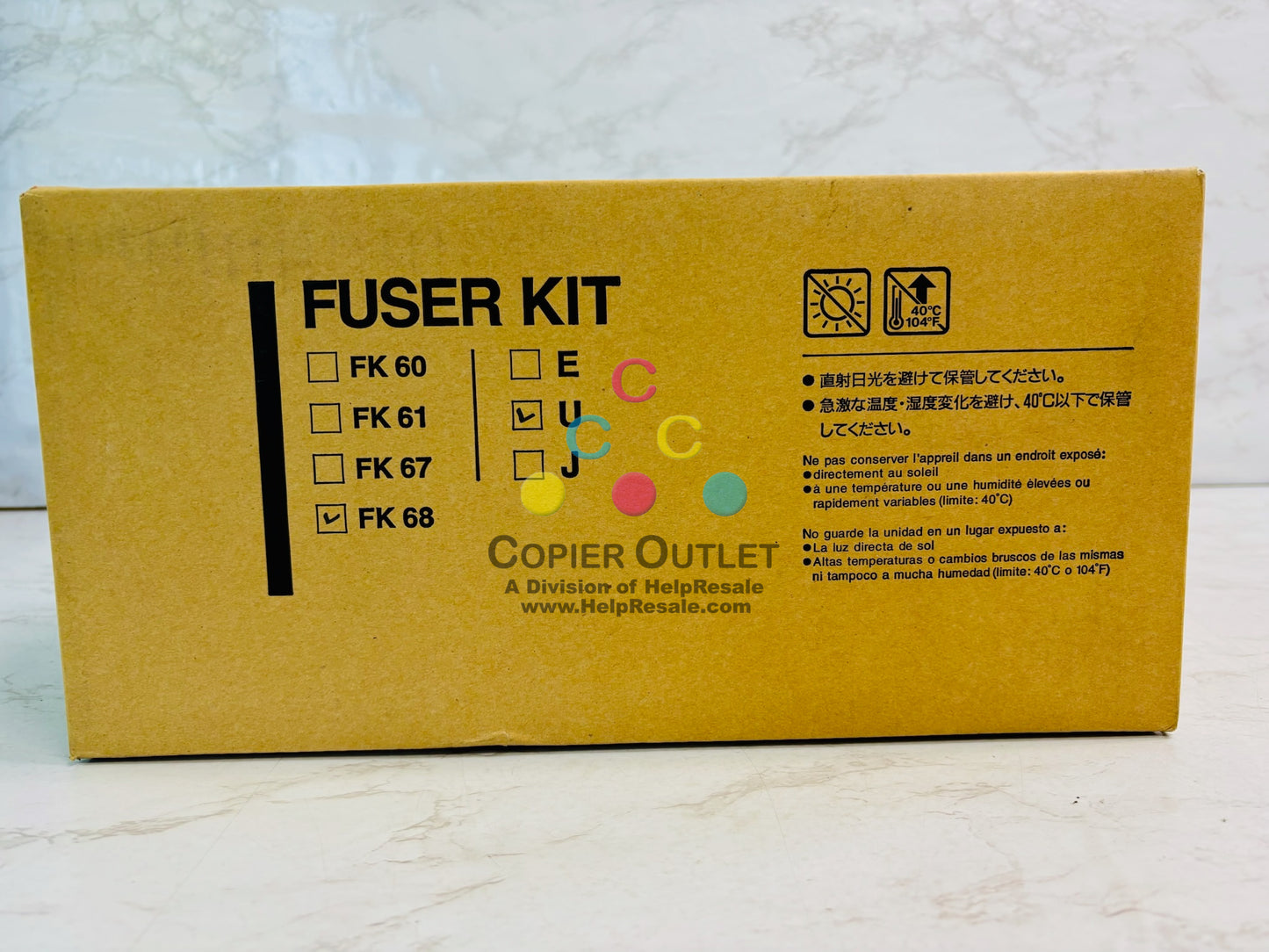 Genuine Kyocera Mita FS3830N Fuser Unit FK-68, FK68, 302FR93051
