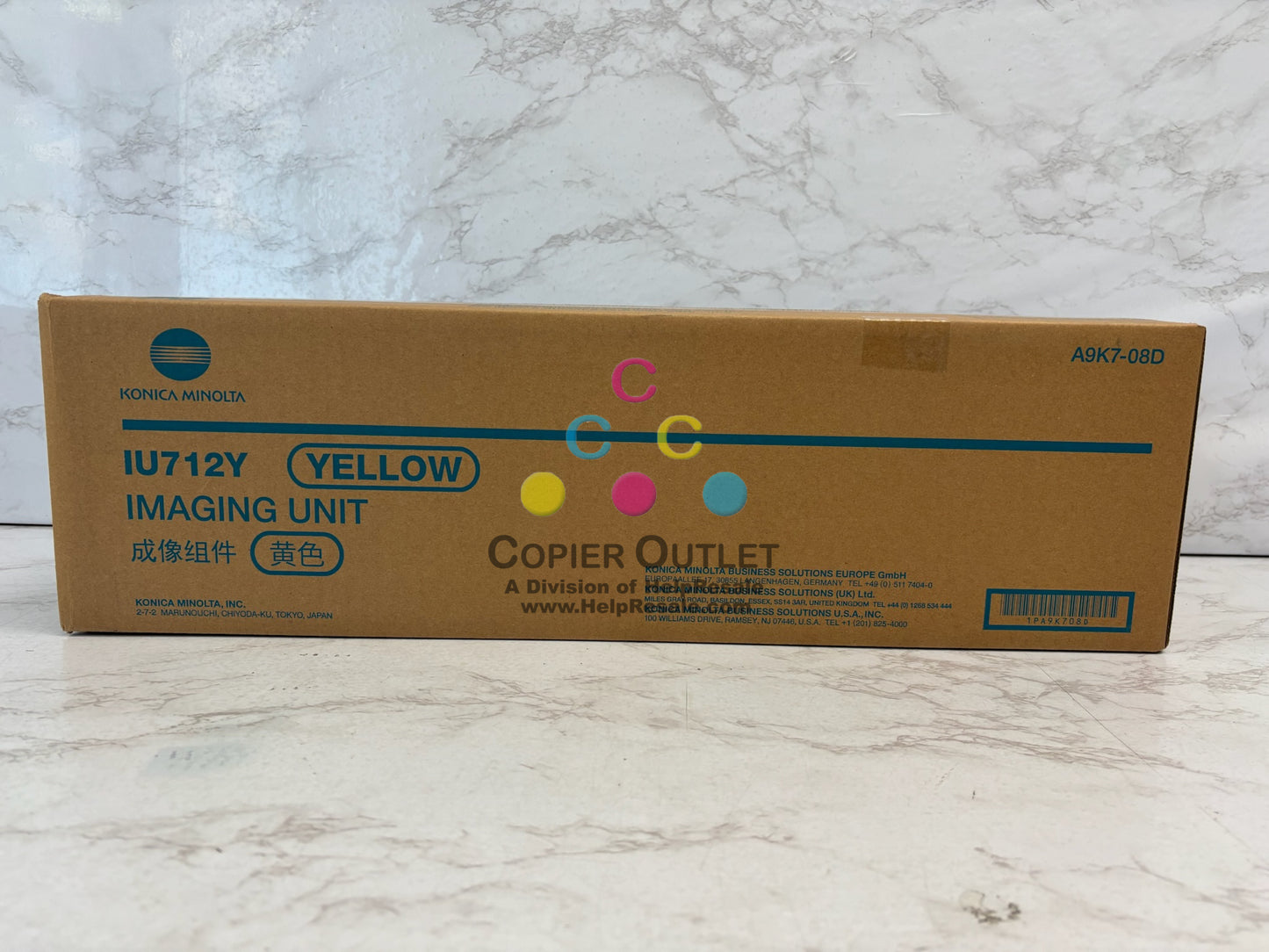 Genuine Konica Minolta BizHub C659 C759 Yellow Imaging Unit IU712Y A9K7-08D