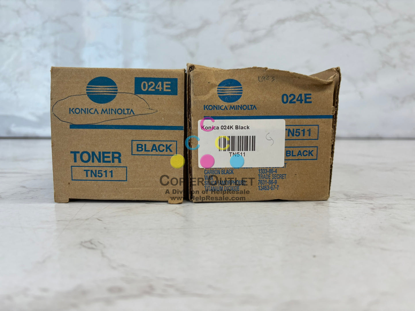 2 Genuine Konica TN511 Black Toner for BH 360 361 420 421 500 501 Same Day Ship