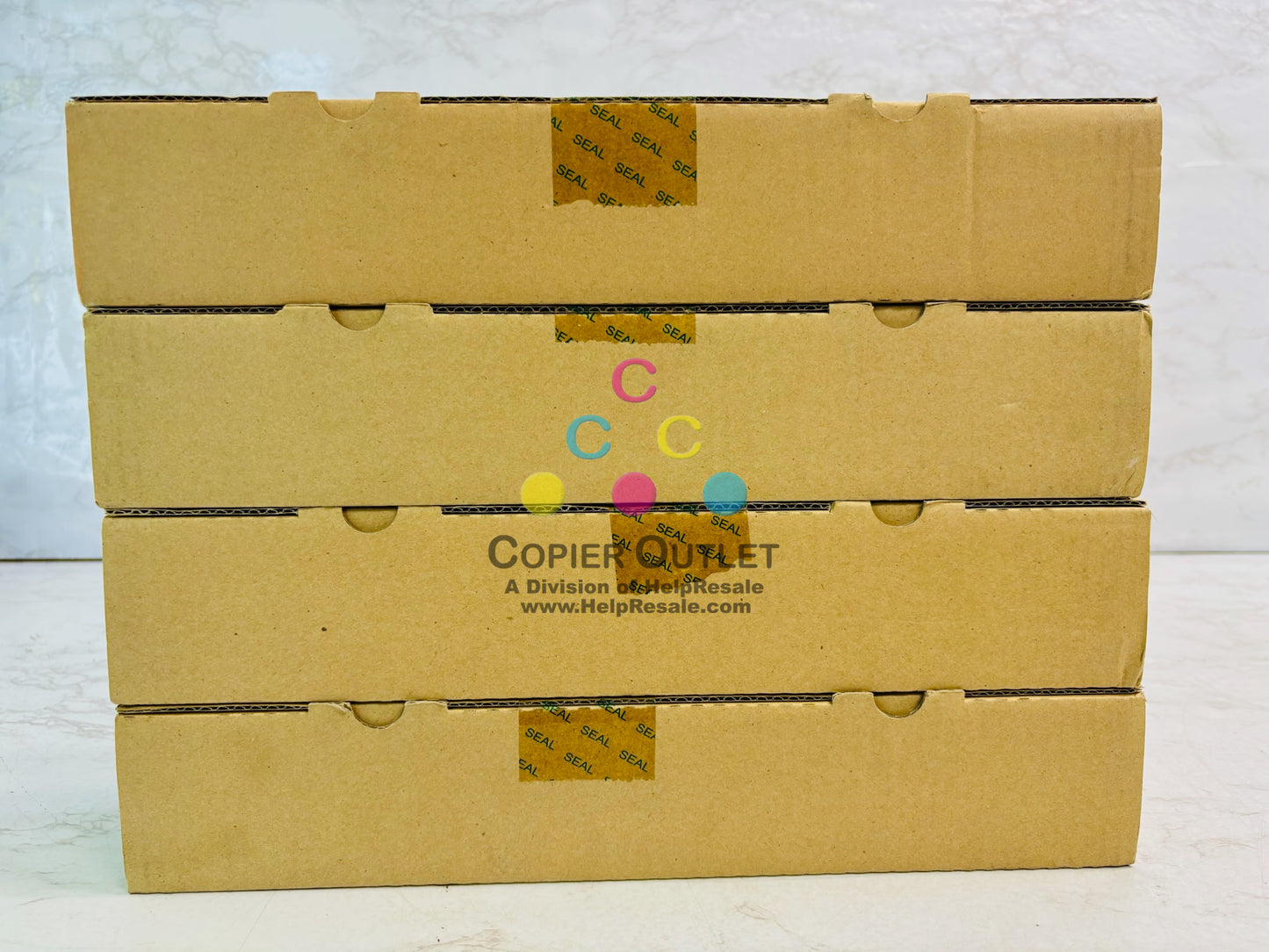 4 Genuine Ricoh AFICIO 3260C, 5560C CMYK Starter Developer B200-9640,60,70,80