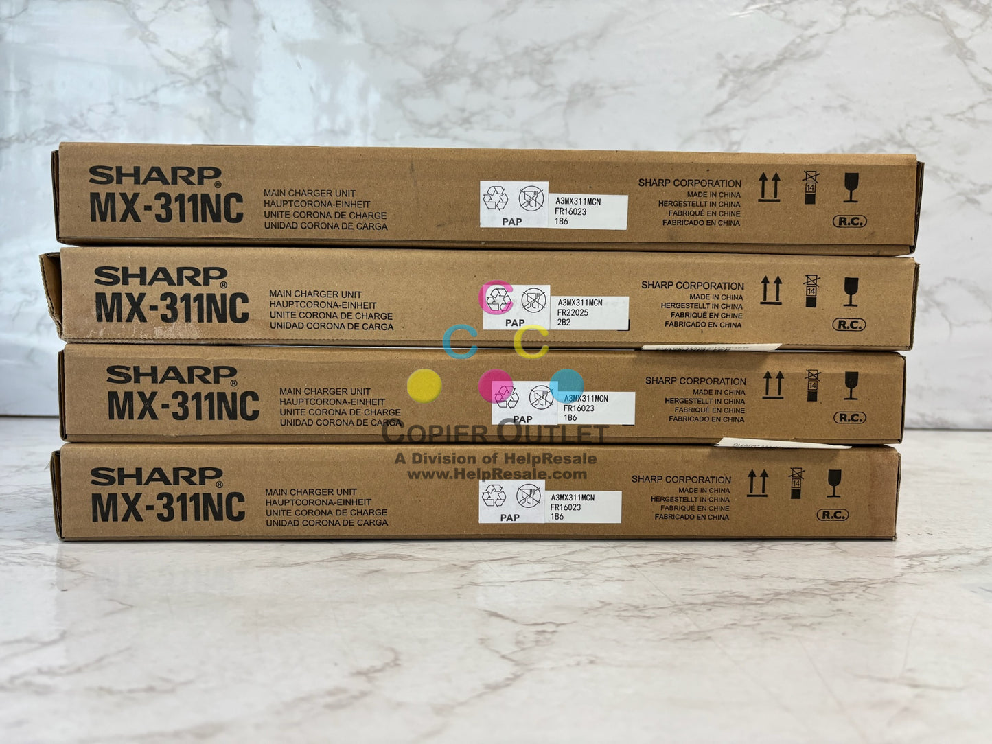 Lot of 4 Genuine Sharp AR235, ARM257 Main Charger Units MX-311NC, MX311NC