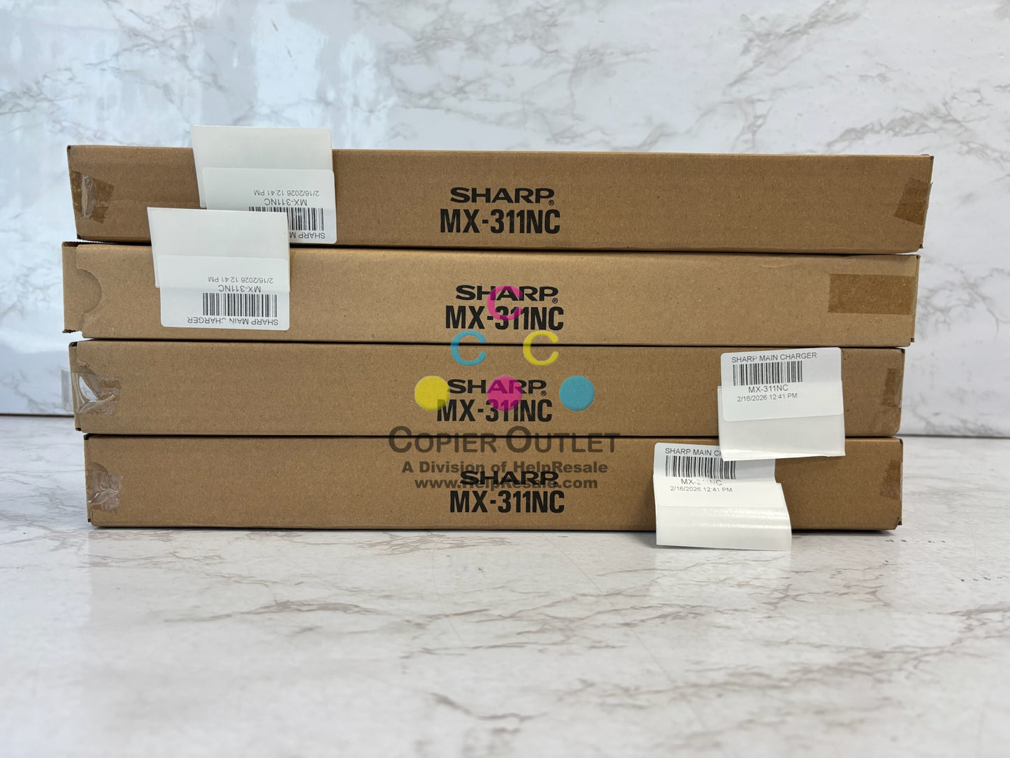 Lot of 4 Genuine Sharp AR235, ARM257 Main Charger Units MX-311NC, MX311NC