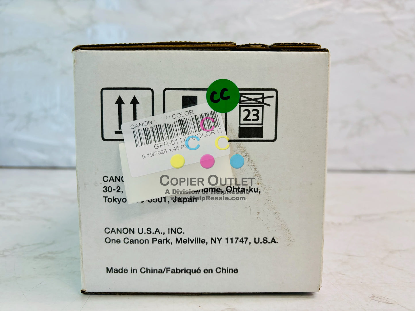 Genuine Canon imageRUNNER ADVANCE C250iF, C255iF Cyan Toner GPR-51, 8521B003[AA]