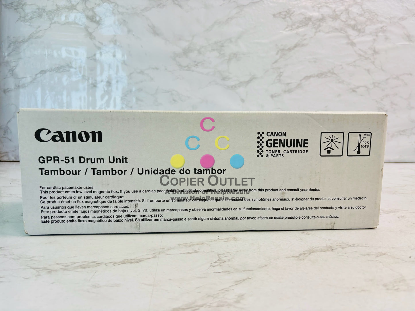 Genuine Canon imageRUNNER ADVANCE C250iF, C255iF Cyan Toner GPR-51, 8521B003[AA]