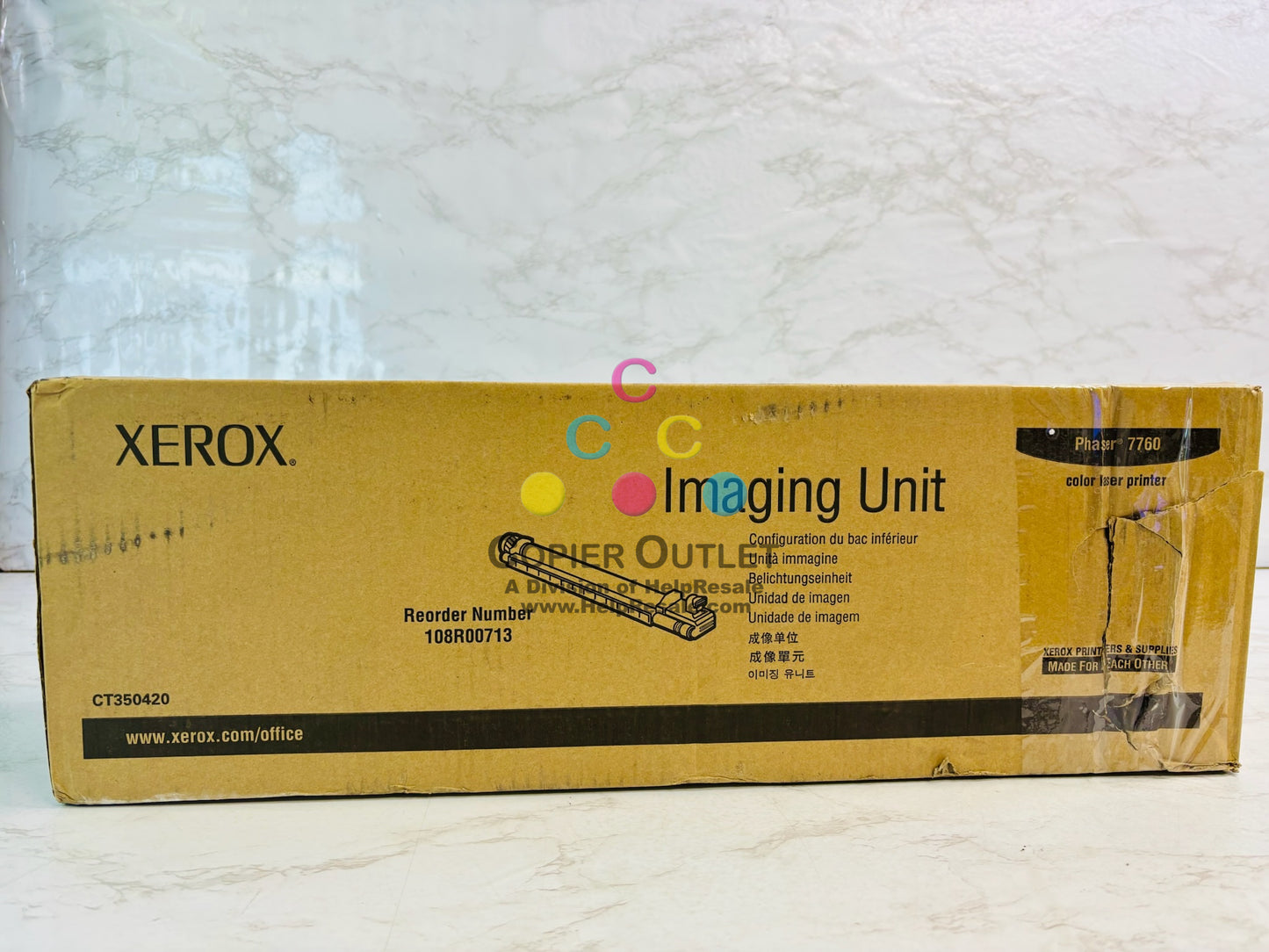 Genuine Xerox Phaser 7760 Imaging Unit 108R00713 (Bad Box)