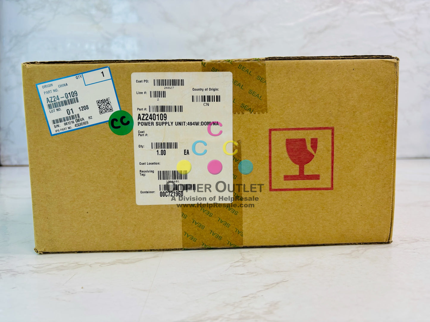 Genuine Ricoh MP C3500 C4500 Power Supply Unit AZ24-0109, AZ240109