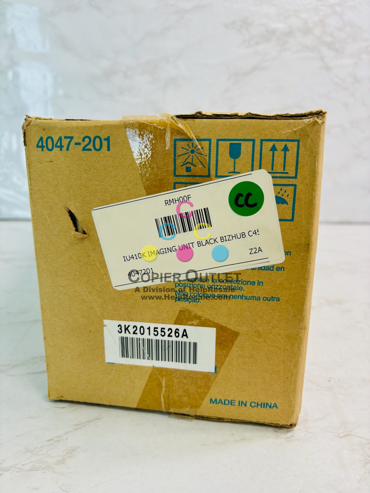 Genuine Konica Minolta bizhub C351, C450 Black Imaging Unit IU410K, IU-410K