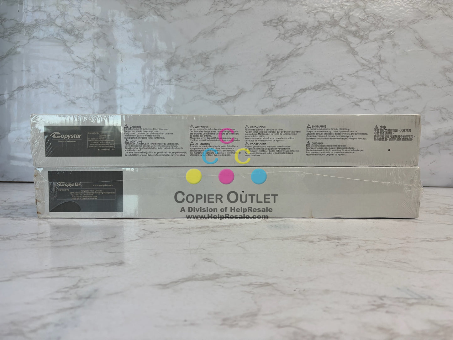2 Genuine Copystar CS3552ci, 3553ci, 4052ci, 4053ci Black Toners TK-8529K