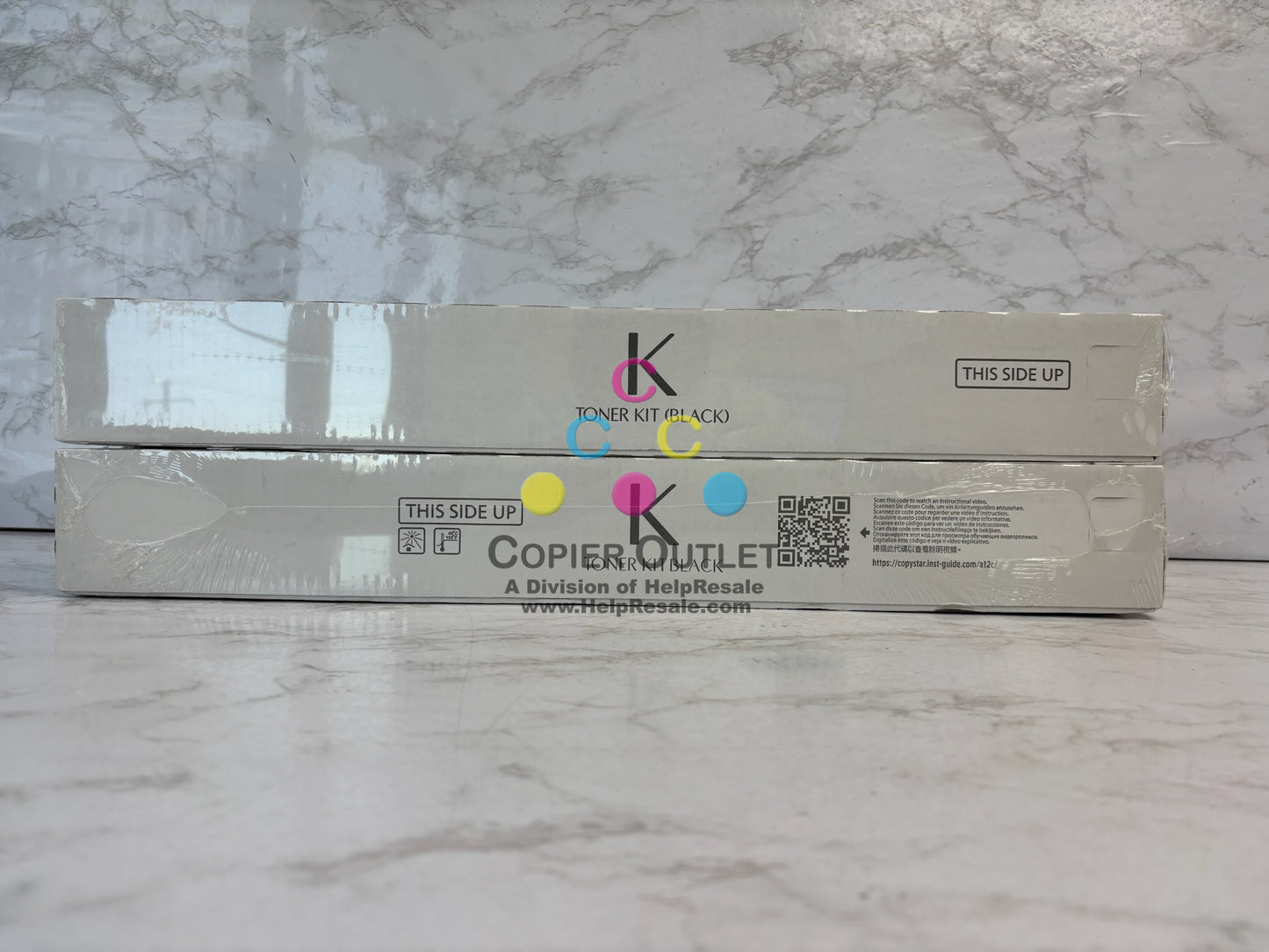 2 Genuine Copystar CS3552ci, 3553ci, 4052ci, 4053ci Black Toners TK-8529K