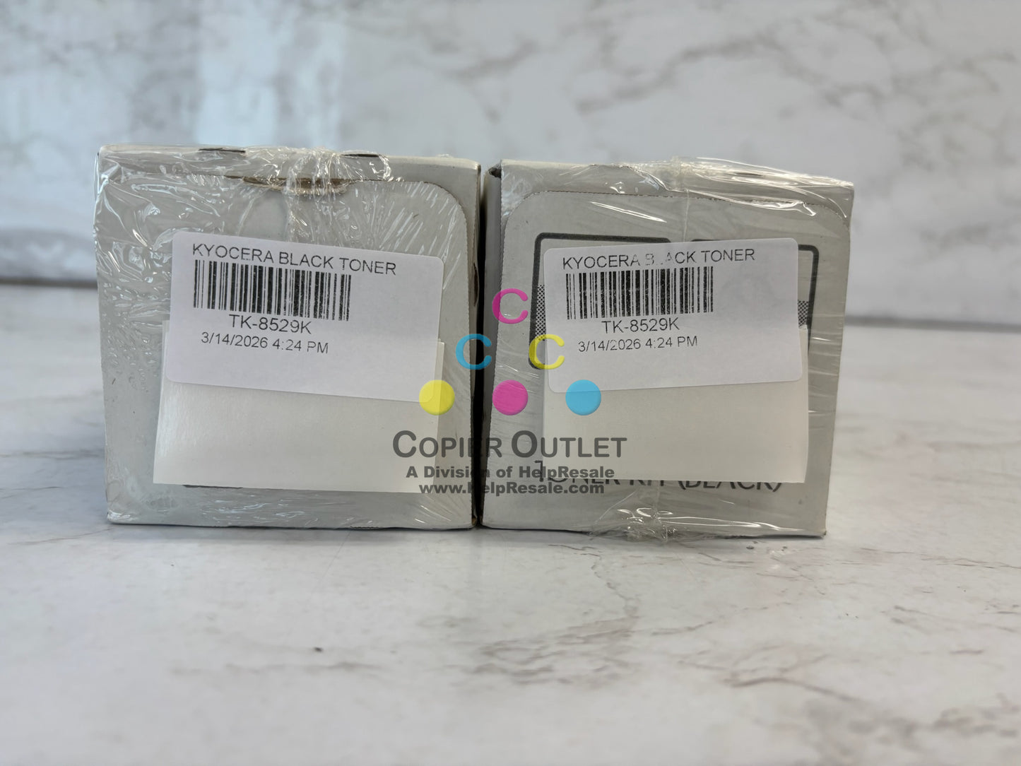 2 Genuine Copystar CS3552ci, 3553ci, 4052ci, 4053ci Black Toners TK-8529K