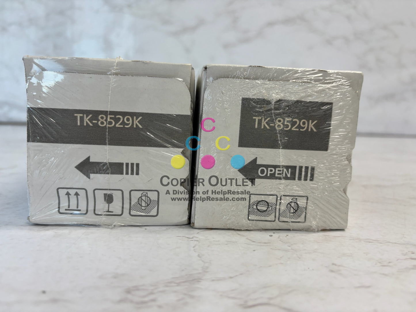 2 Genuine Copystar CS3552ci, 3553ci, 4052ci, 4053ci Black Toners TK-8529K