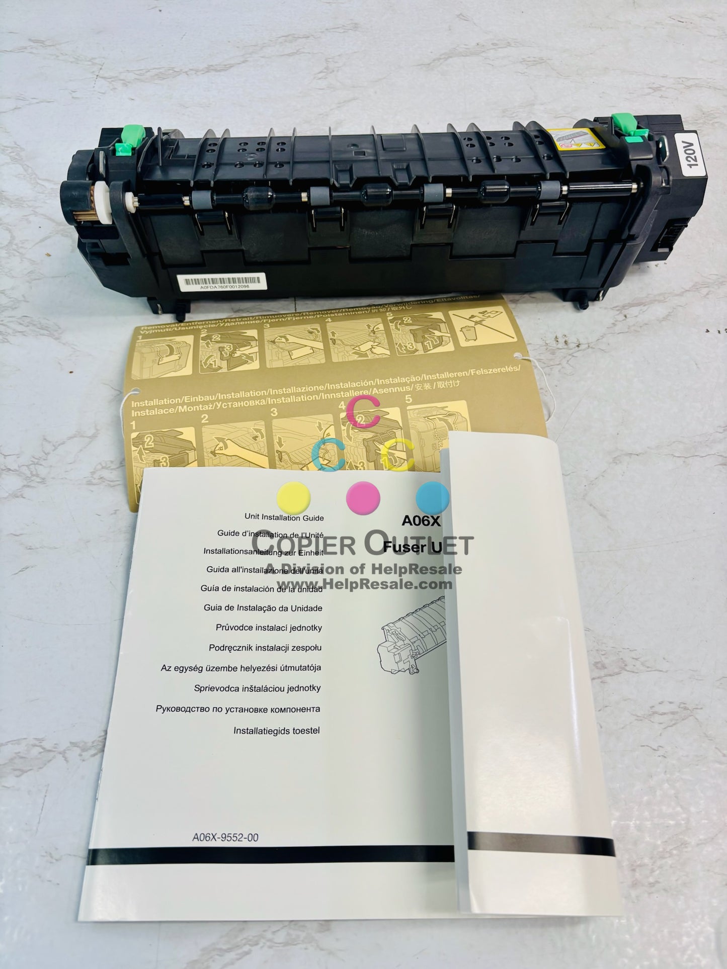 Genuine Kyocera Minolta Magicolor 4650, 4650DN Fuser Unit A06X017