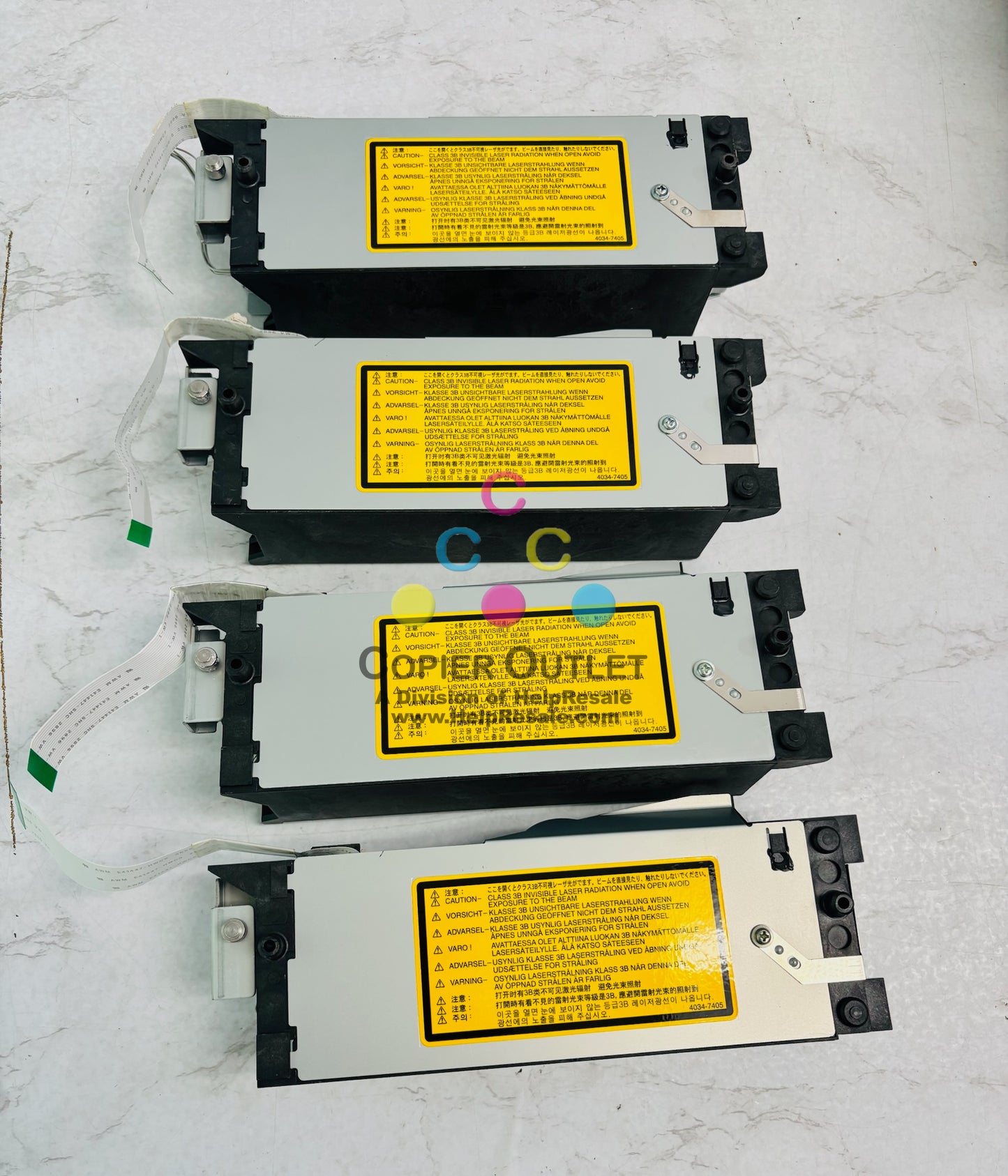 4 Open Genuine Konica C203, C253 Print Head Assembly A02ER7011, A02ER70211