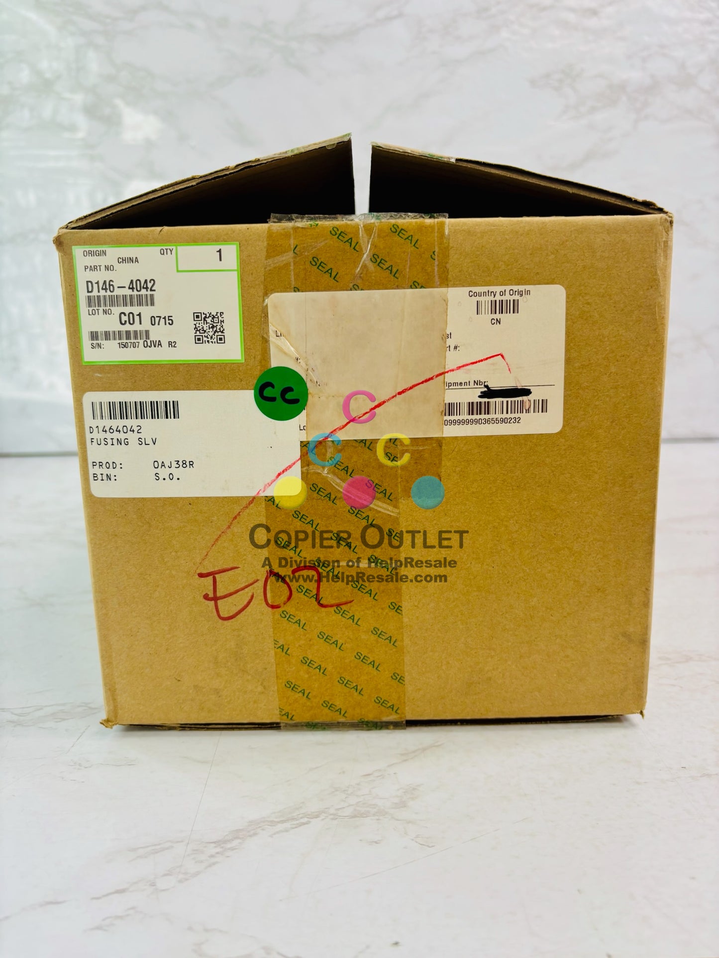 Genuine Ricoh MP C3003, MP C4503 Fusing Sleeve D146-4042, D1464042