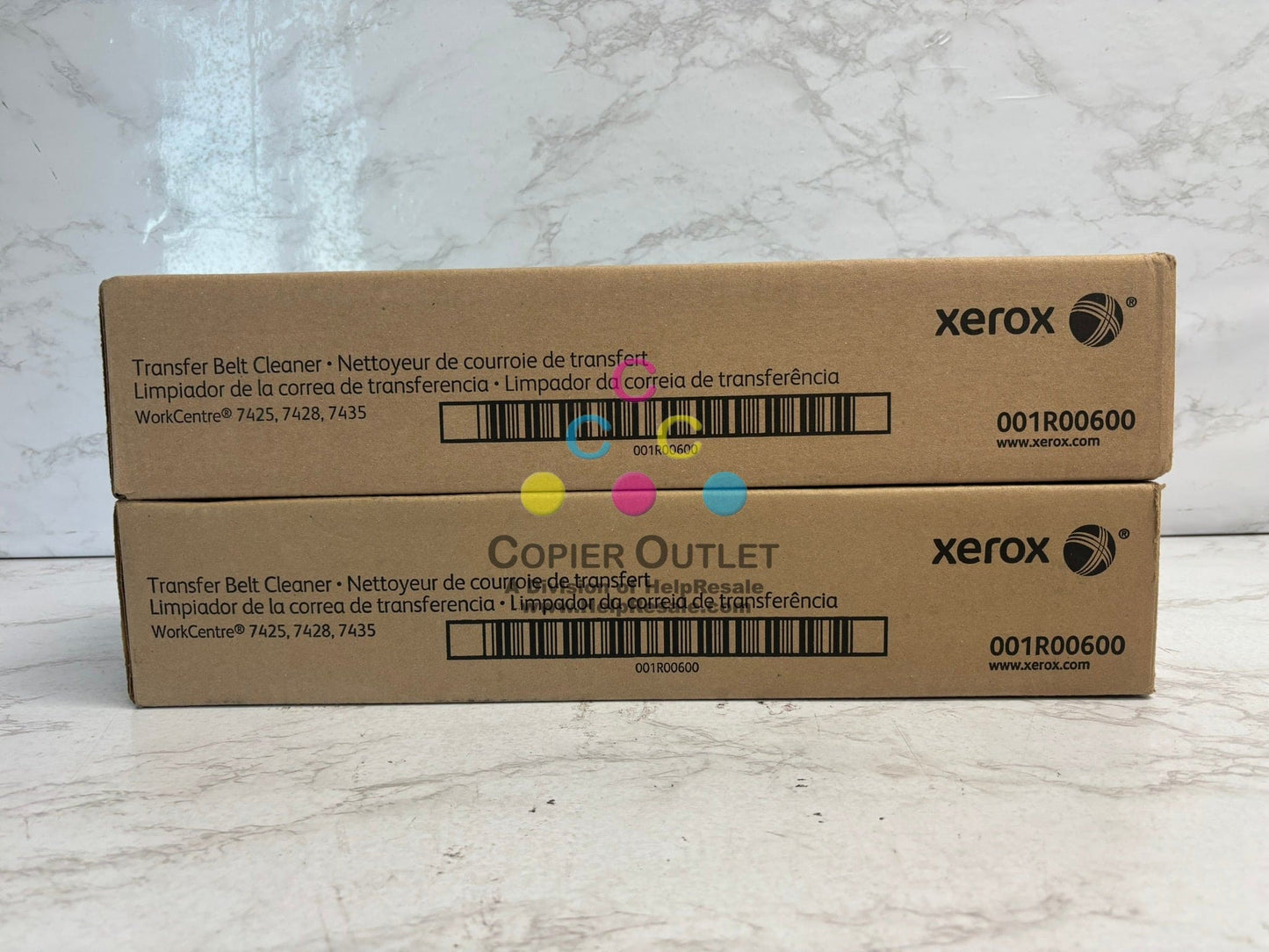 2 New Genuine Xerox WorkCentre 7425,7428 Transfer Belt Cleaner 001R00600