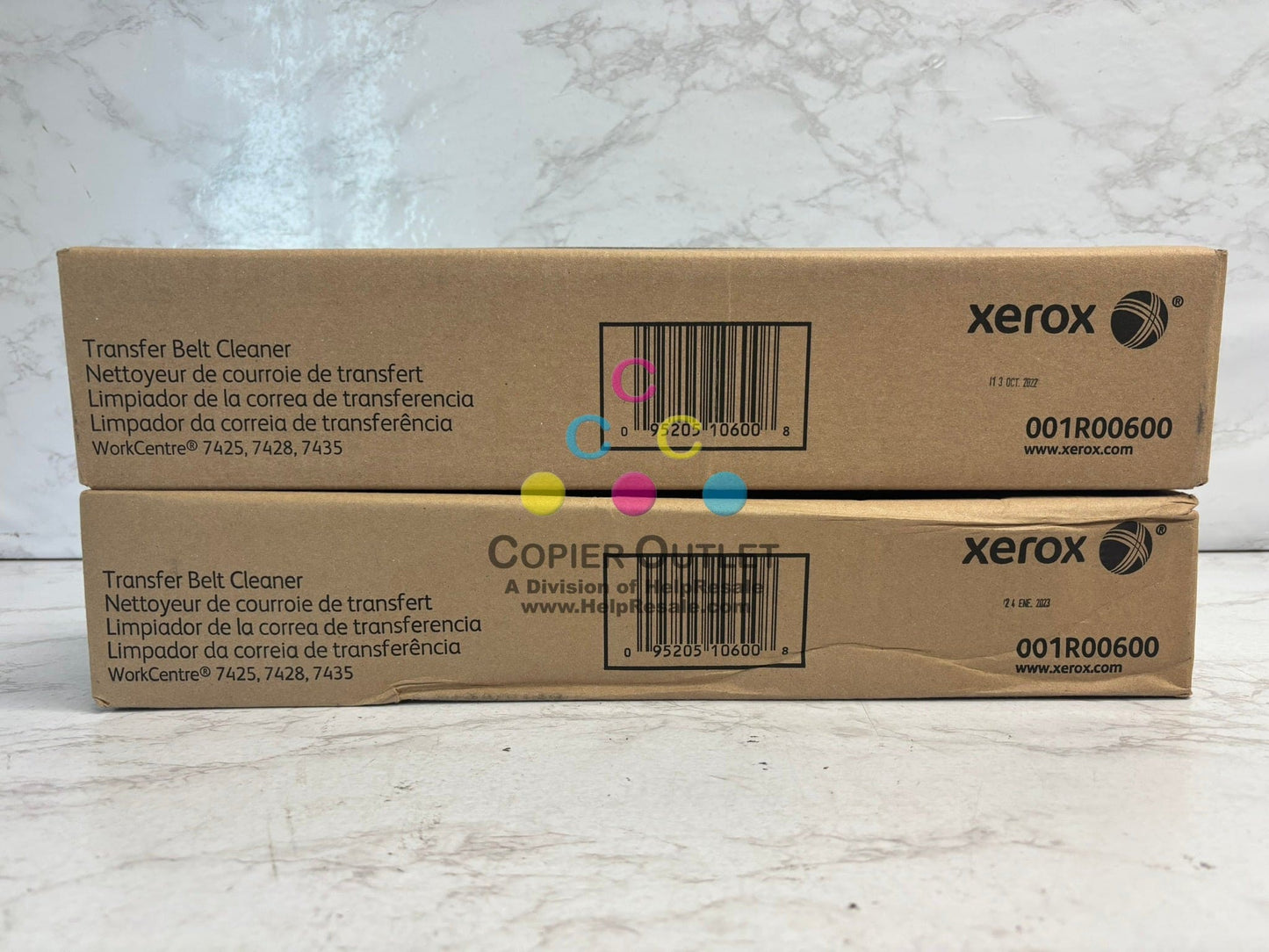 2 New Genuine Xerox WorkCentre 7425,7428 Transfer Belt Cleaner 001R00600