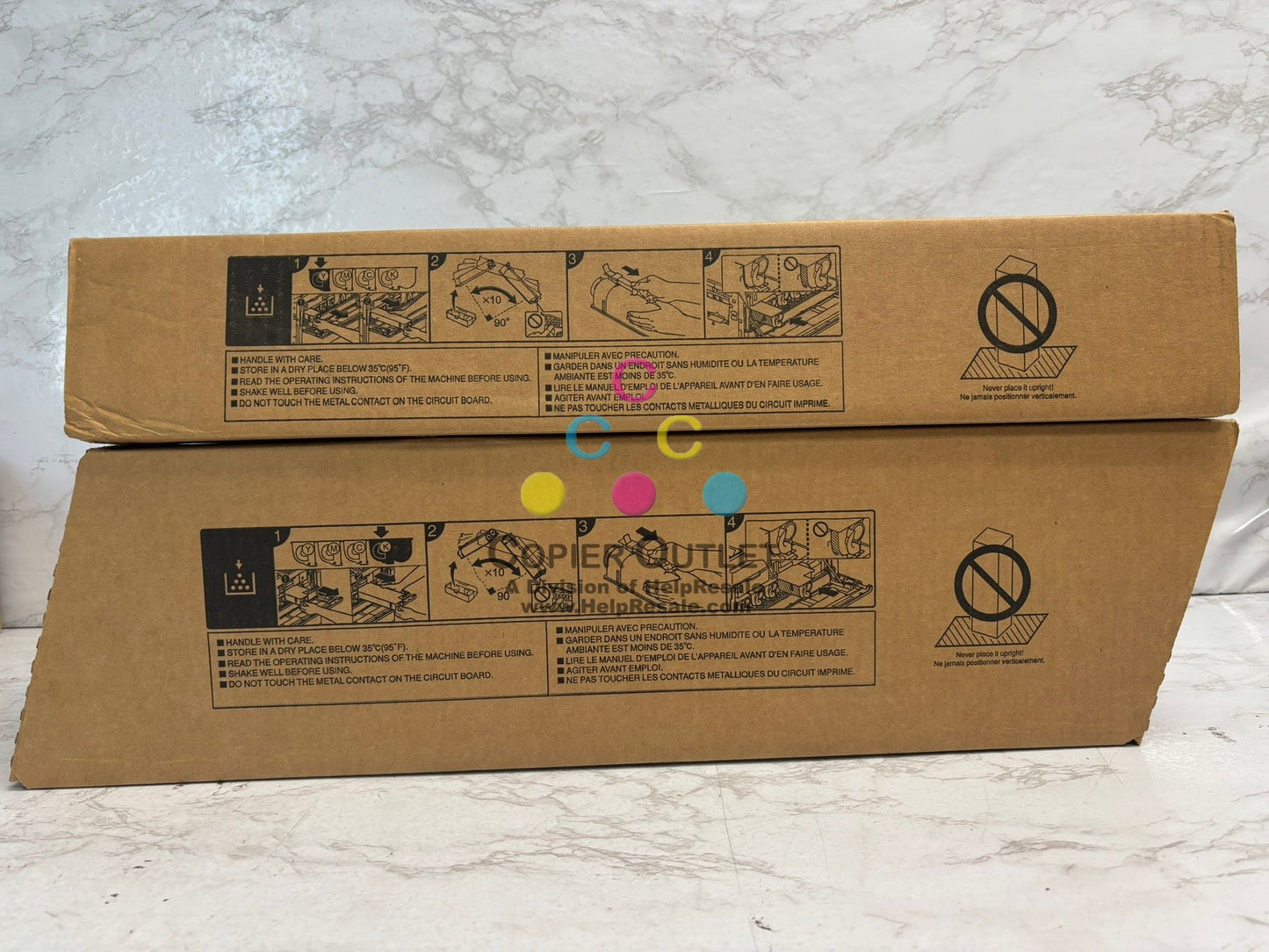 2 Genuine Toshiba eSTUDIO 5516AC,6516AC,7516AC YK Toners T-FC616U-Y, T-FC616U-K