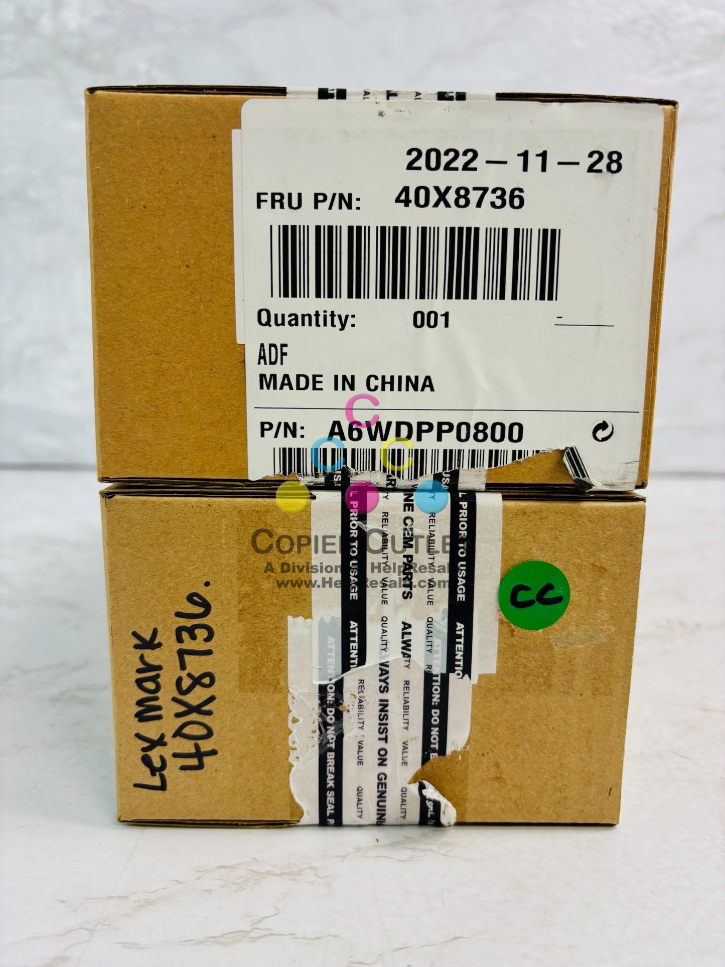 2 Genuine Lexmark CX310dn, CX310n Doc Feeder Assembly 40X8736