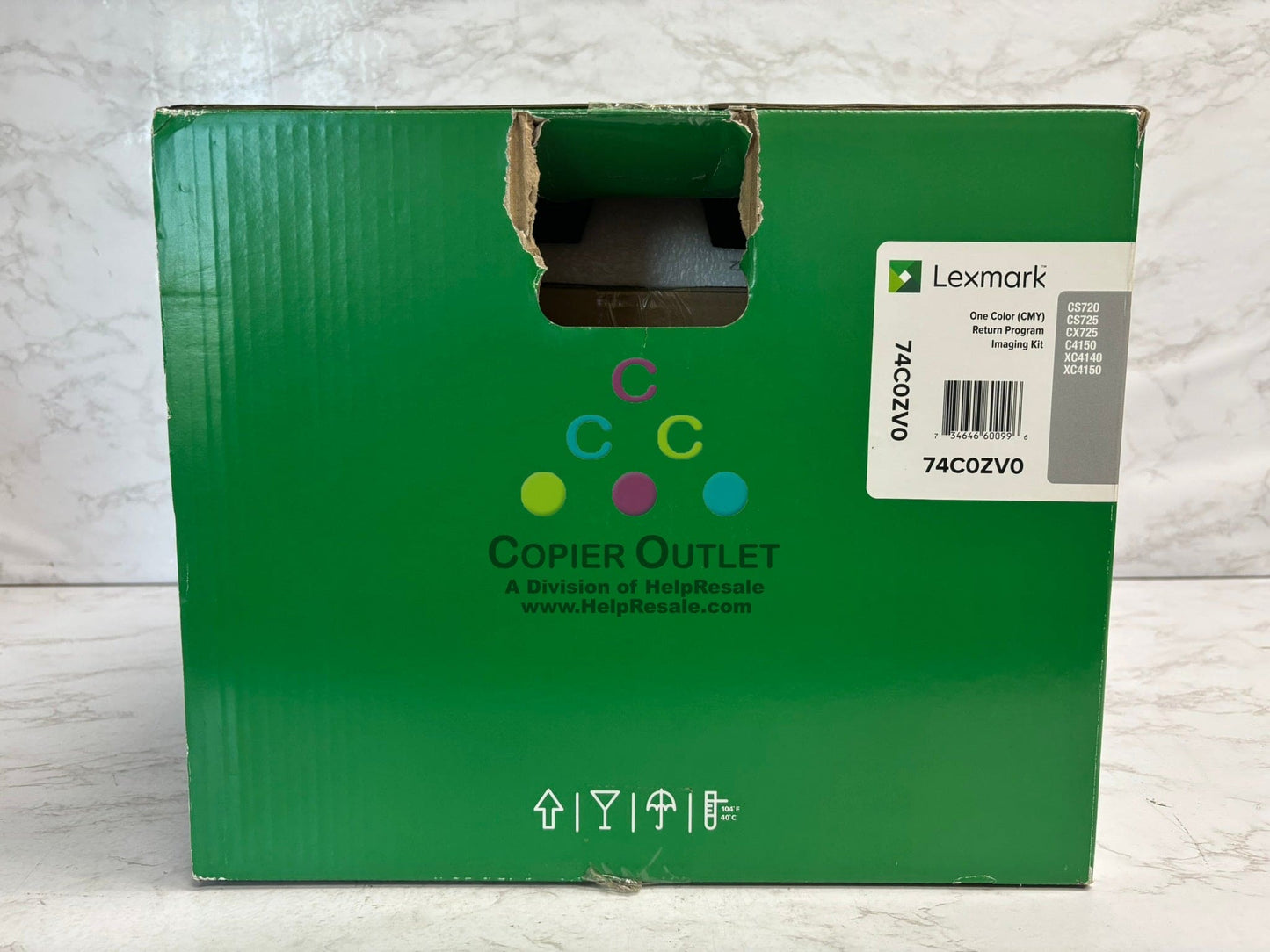 New Genuine Lexmark XC4150,CS720de,CS725,XC4140 Color Imaging Kit 74C0ZV0