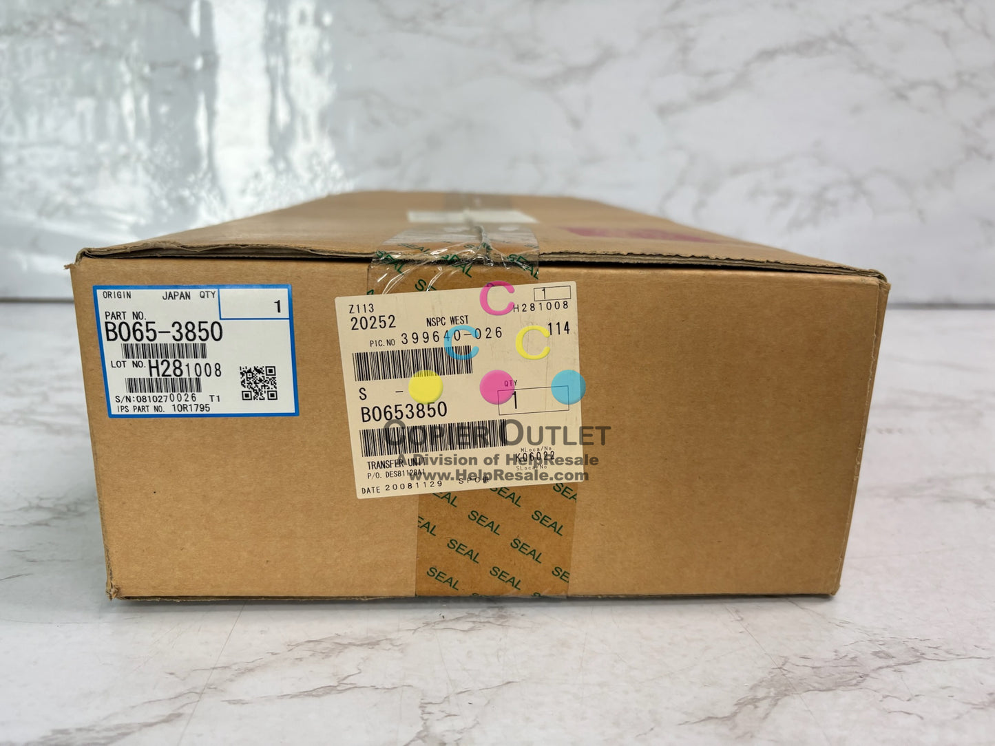 Genuine Ricoh AF1075,2051,2060,2075 Transfer Belt Unit B065-3850, B0653850