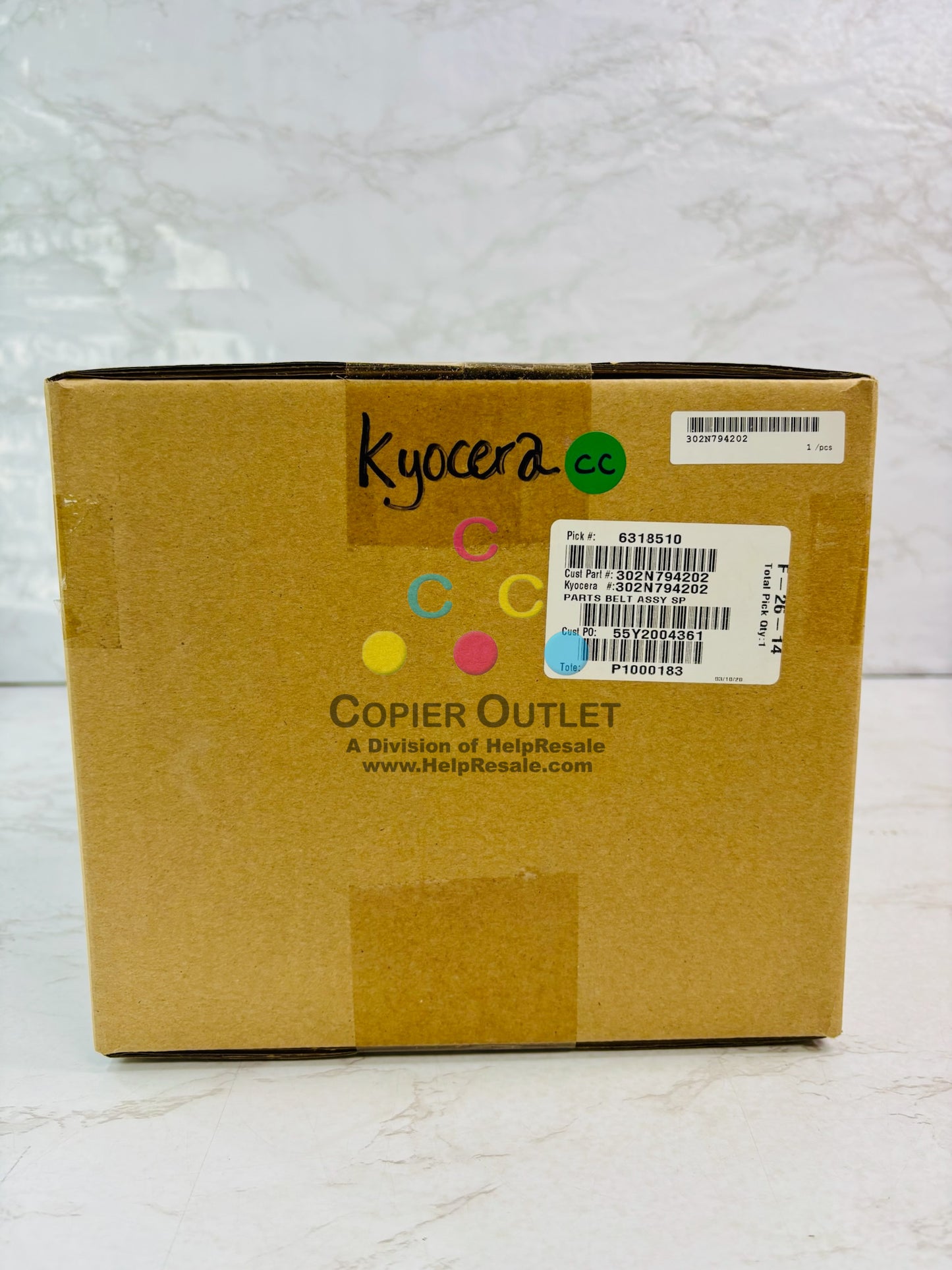 Genuine Kyocera Taskalfa CS6500i, CS8000i Transfer Belt Unit 302N794202