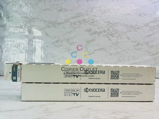 2 Open Genuine Kyocera TASKalfa 4004i, 5004i Black Toner TK-6347K
