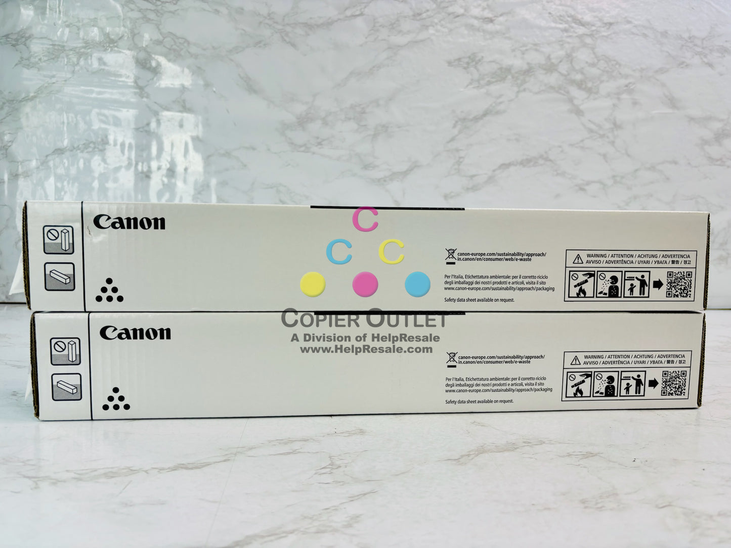 2 Genuine Canon iR Adv C3926,C3930,C3935 Black Toner GPR-66K