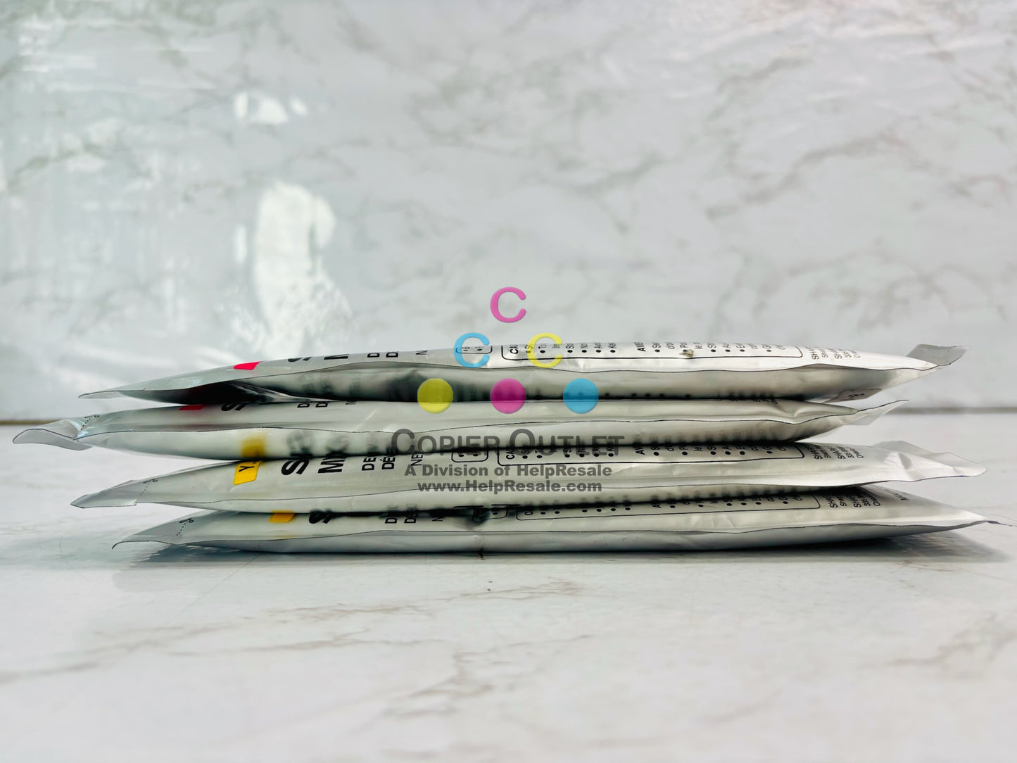 4 Genuine Sharp  MX-2600N, MX-3100N Magenta & Yellow Developer MX-31NVSA