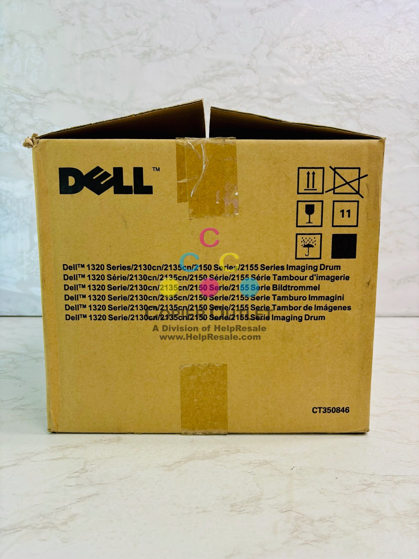 Open Genuine Dell Color Laser 2130cn, 1320c Imaging Drum Cartridge 310-9230, KGR81