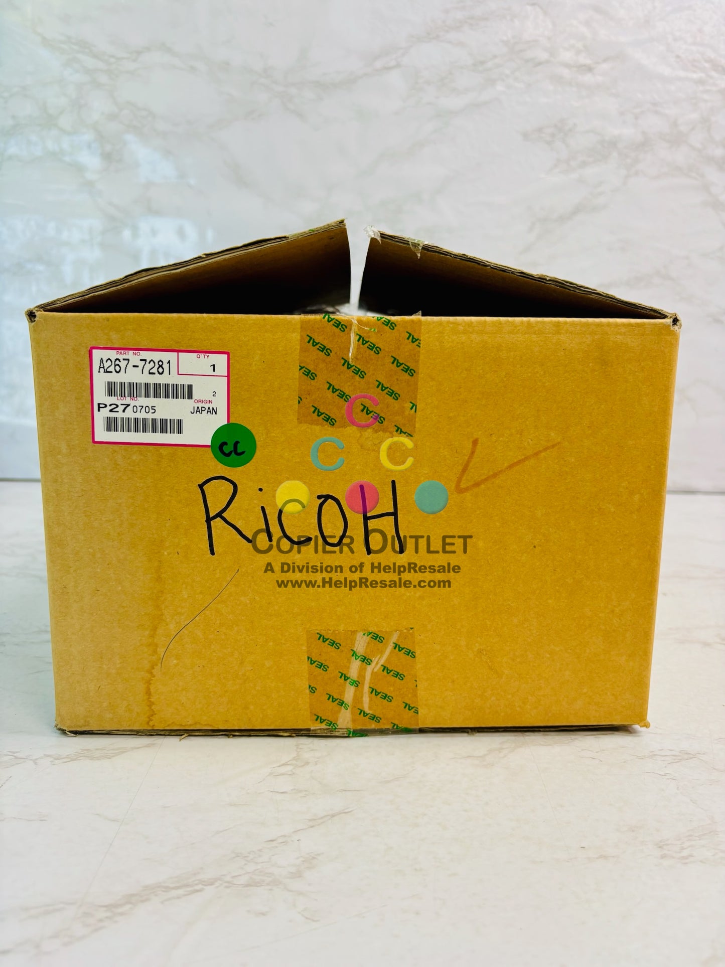 Open Genuine Ricoh Aficio 220, 270 Fuser Unit A267-7281, A2677281
