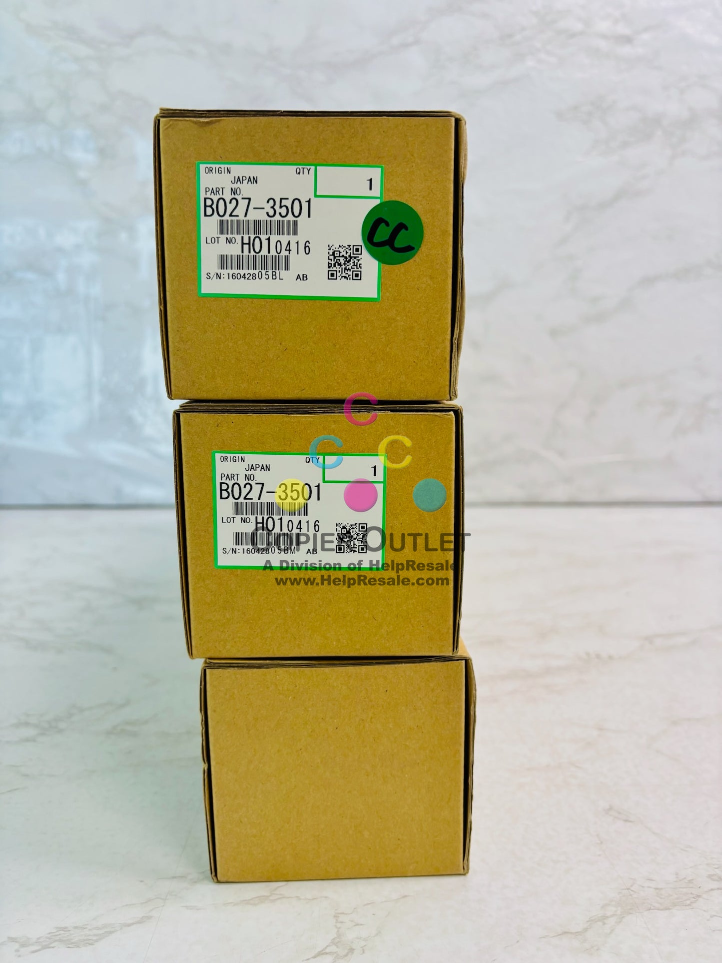 3 Genuine Ricoh MP 3352 2553 Toner Supply Unit B027-3501, B0273501