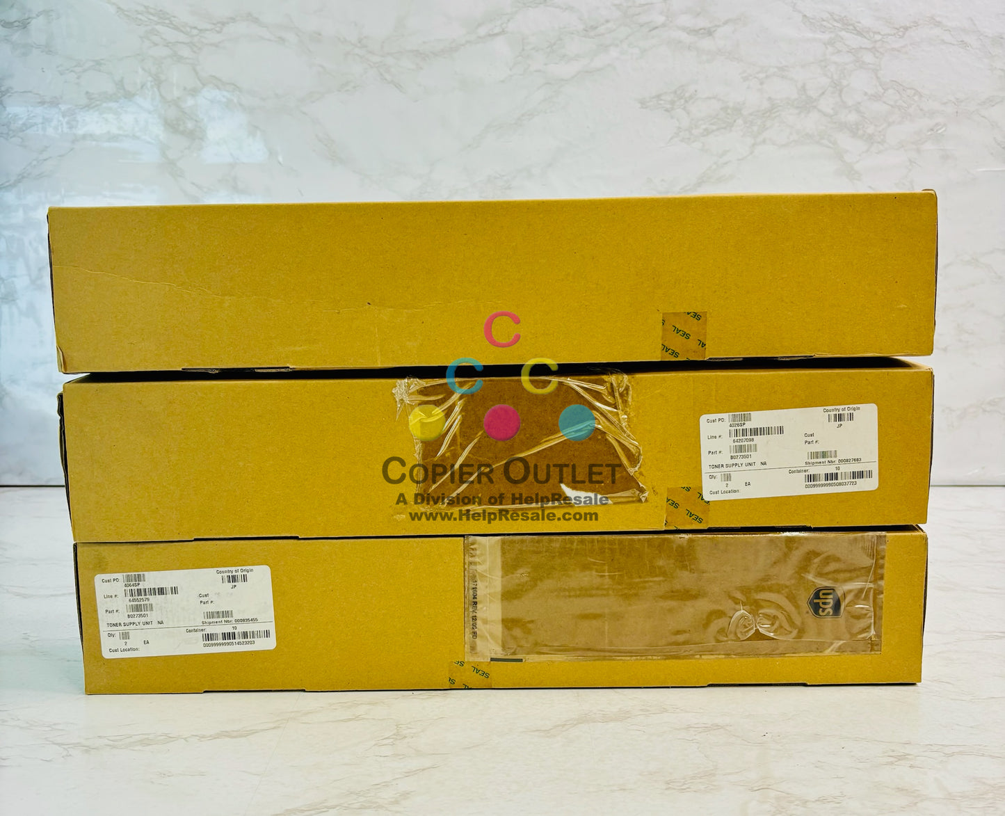 3 Genuine Ricoh MP 3352 2553 Toner Supply Unit B027-3501, B0273501